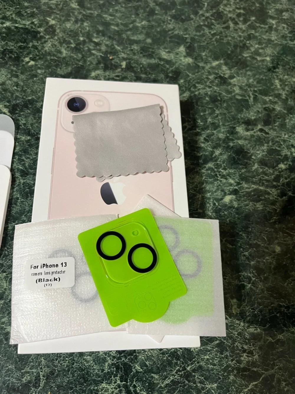Empty iPhone 13 Box-Original Packaging Only (pink)